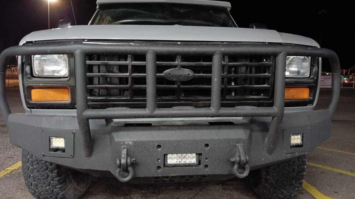 1980 - 1986 Ford F250/350 Front Bumper - Iron Bull BumpersFRONT IRON BUMPER