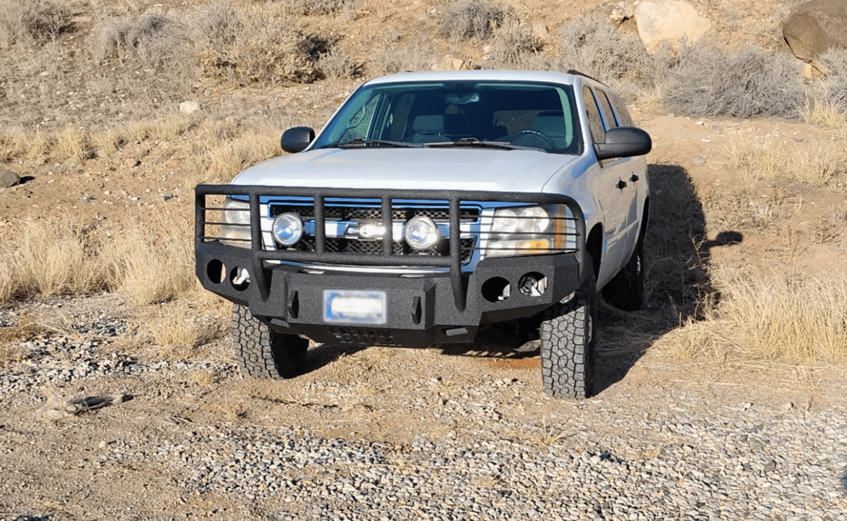 2007 - 2014 Chevrolet Tahoe / Suburban 2500 Front Bumper - Iron Bull BumpersFRONT IRON BUMPER