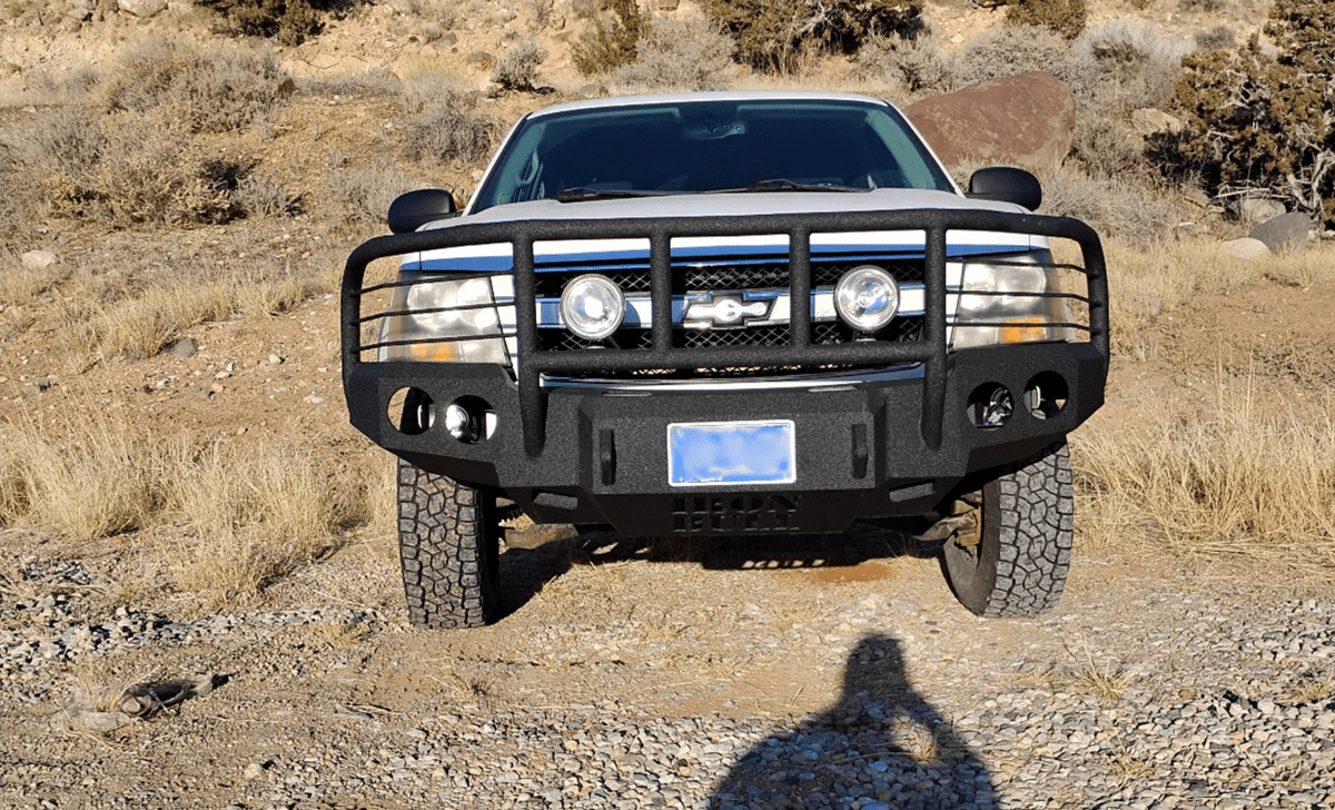 2007 - 2014 Chevrolet Tahoe / Suburban 2500 Front Bumper - Iron Bull BumpersFRONT IRON BUMPER