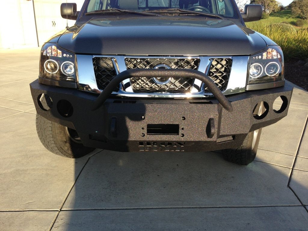 2004 2015 Nissan Titan Front Bumper Iron Bull Bumpers