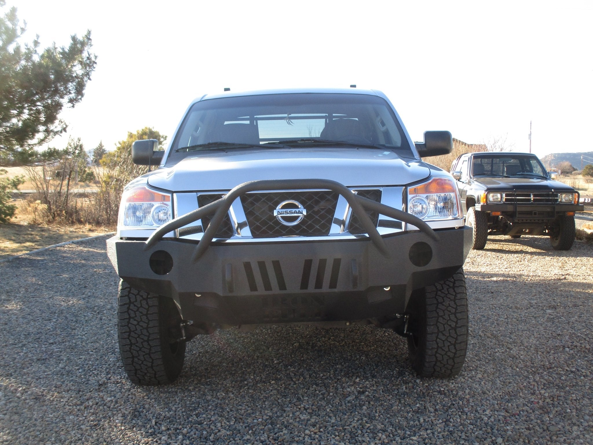 2004 2015 Nissan Titan Front Bumper Iron Bull Bumpers