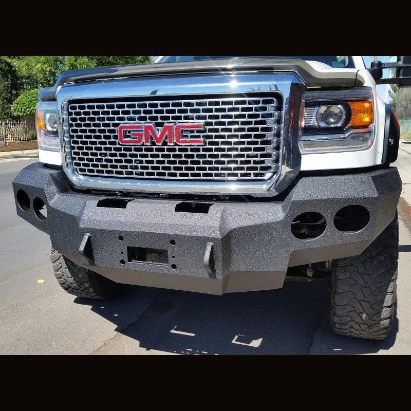 2015-2019 GMC Sierra 2500/3500 Front Bumper | Parking Sensor Cutouts  Available