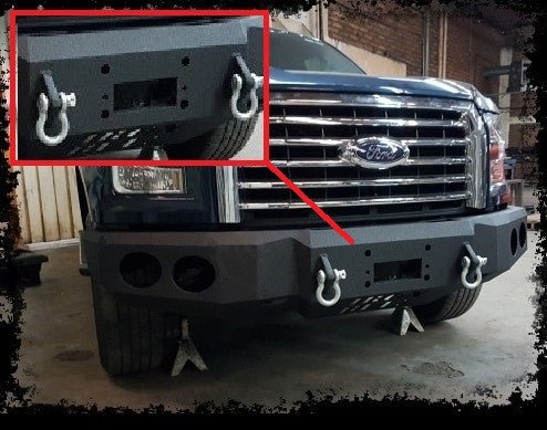 BUMPER ADD-ON: Winch Plate - Iron Bull BumpersBUMPER OPTION