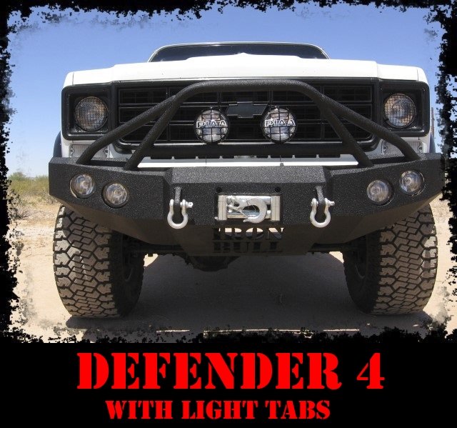 Heavy Duty Grille Guard: Defender 4 - Iron Bull BumpersGRILLE GUARD